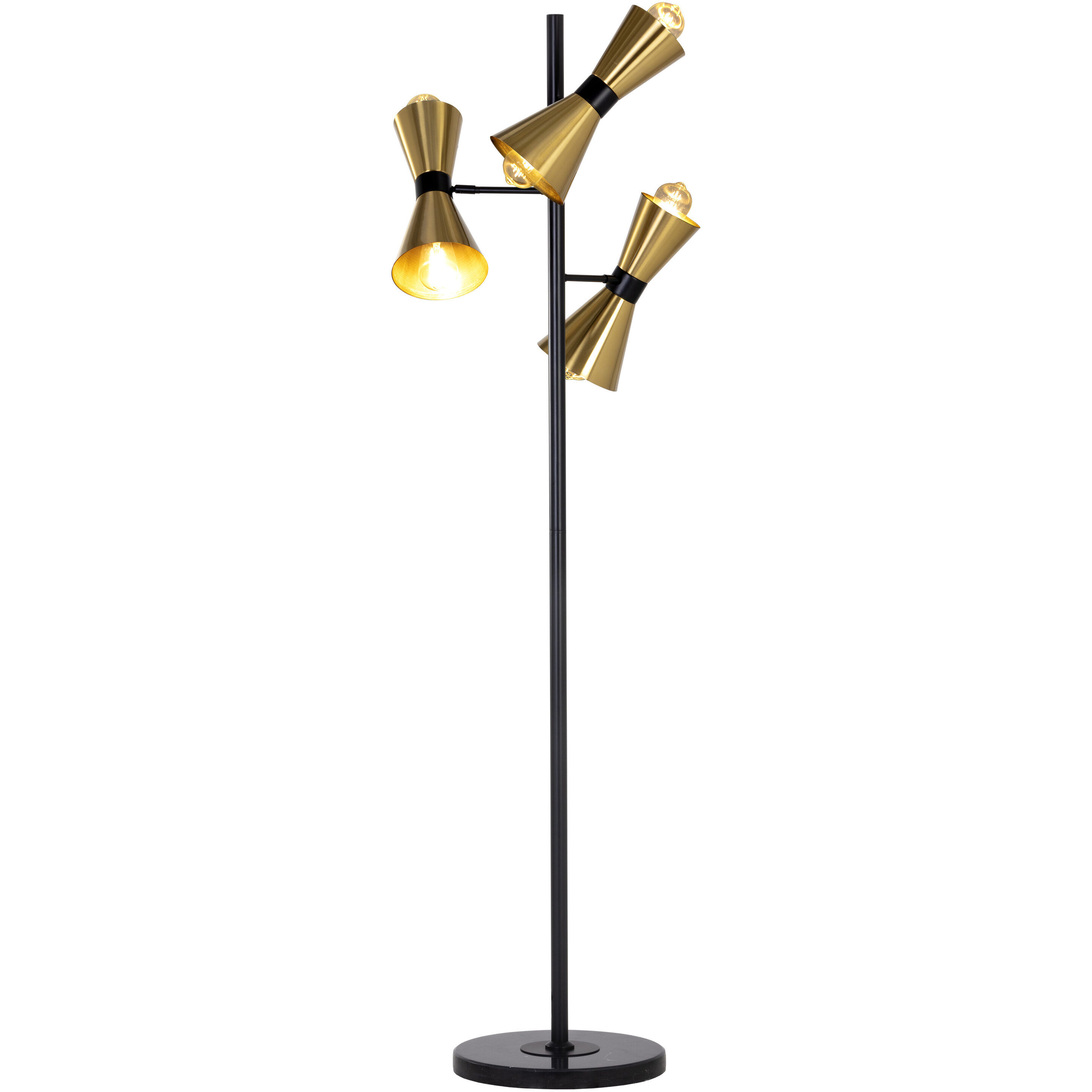 Dori 67.75 inch 40.00 watt Brass / Black Floor Lamp Portable Light